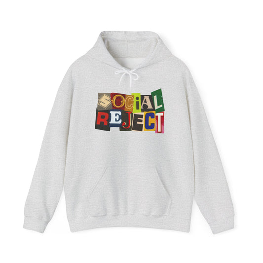 Social Reject Graphic Hoodie Unisex Heavy Blend™ Hooded Sweatshirt