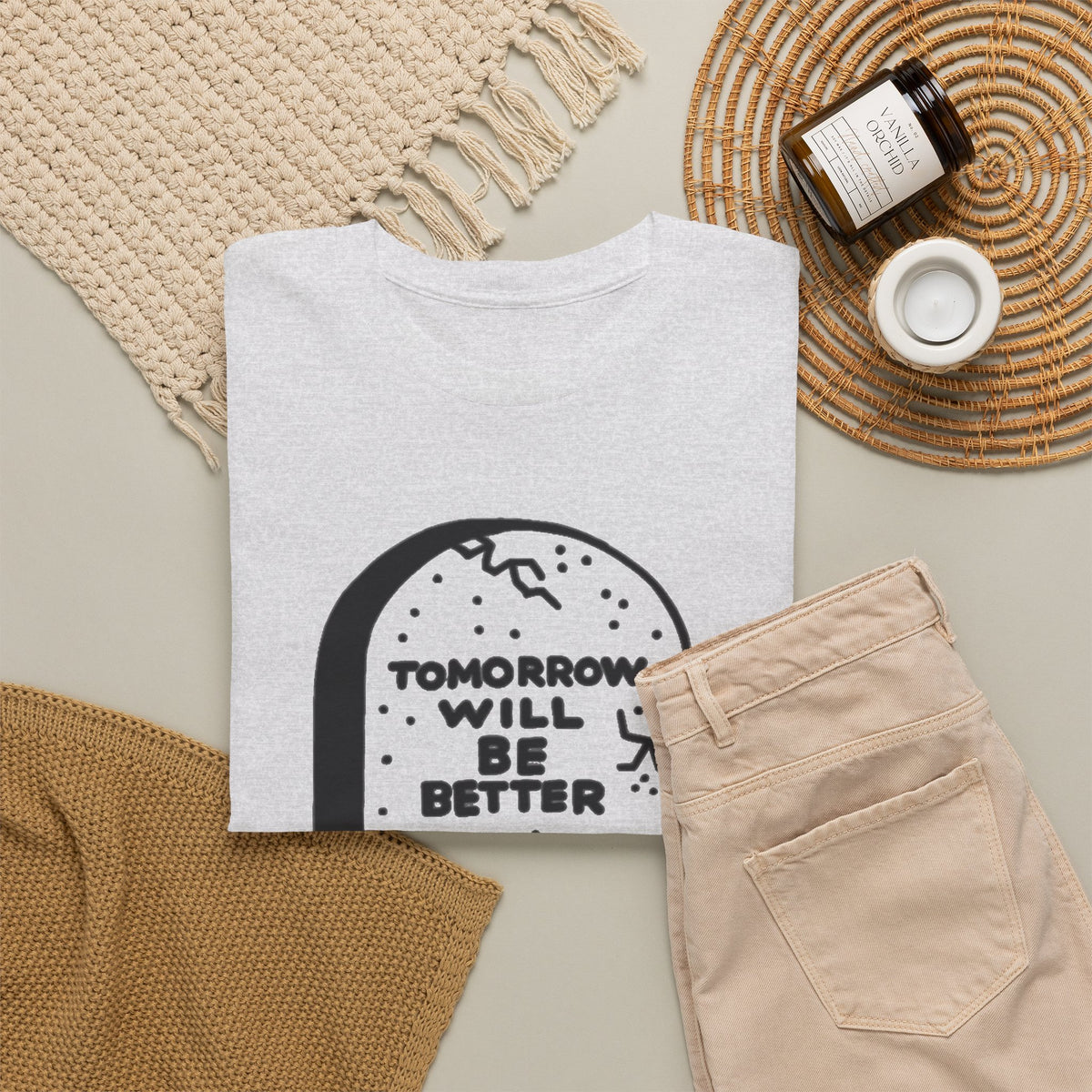 Tomorrow Will Be Better Graveyard Shirt Men's Tee