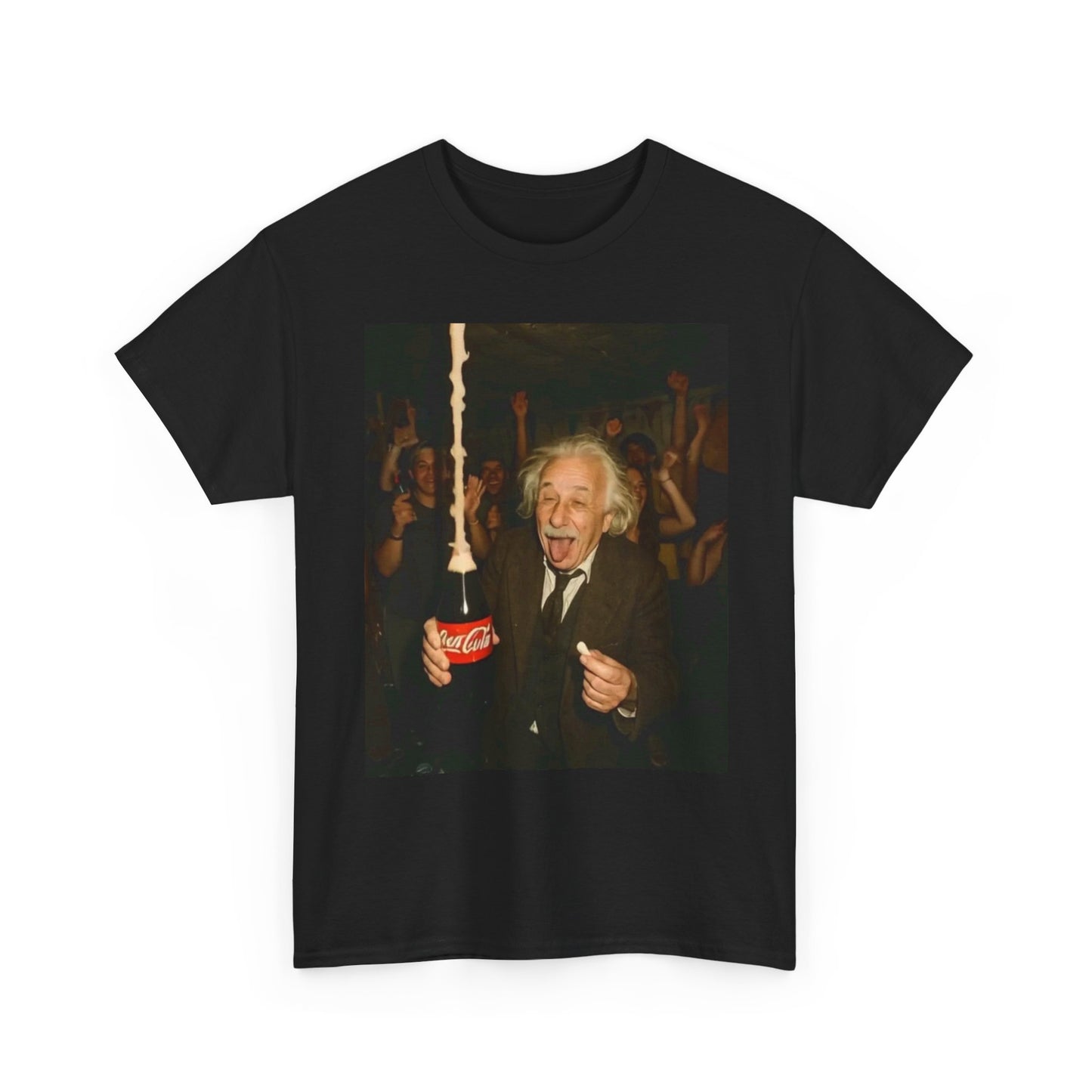 Einstein Funny Graphic T Shirt Science Experiments Unisex Heavy Cotton Tee