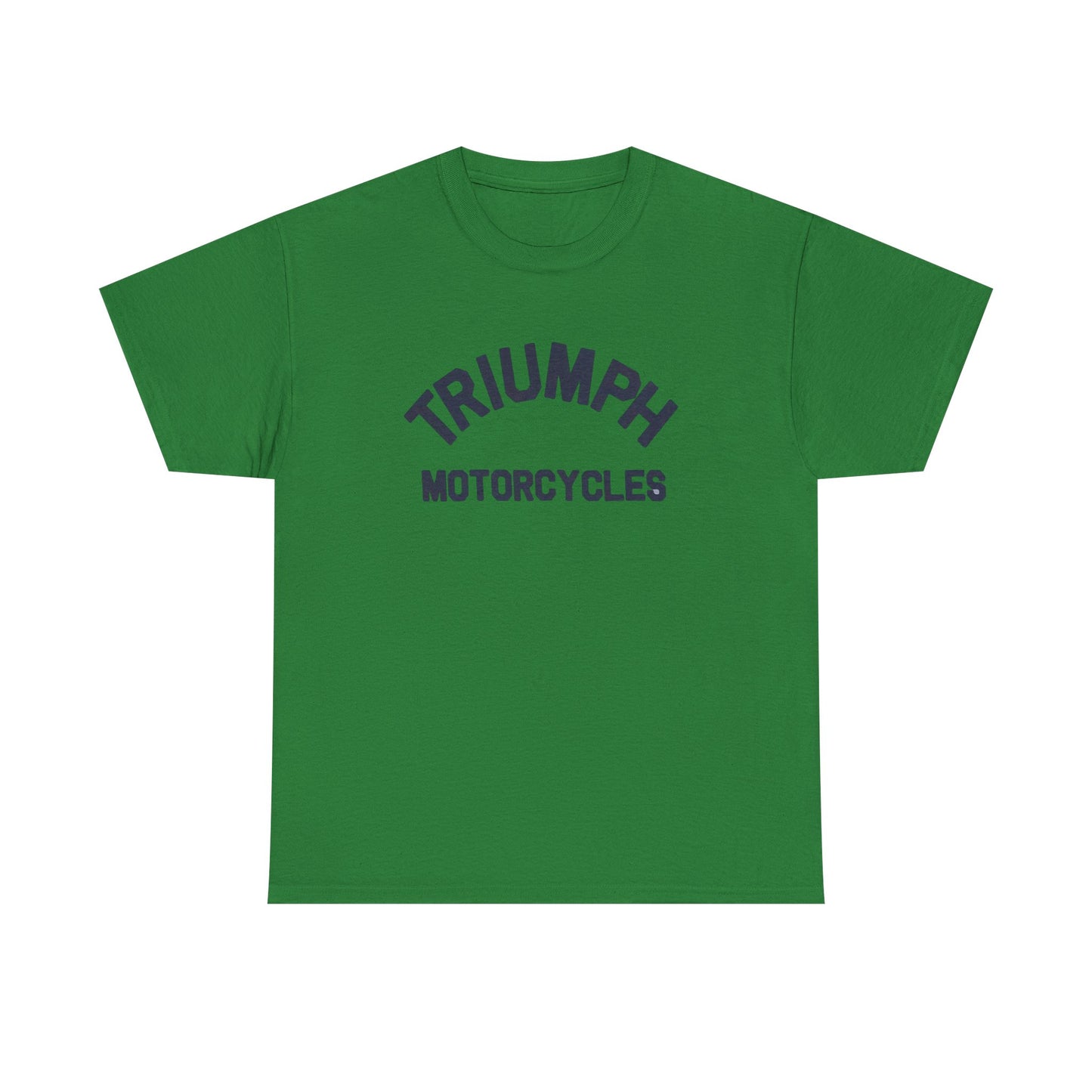 Triumph Motorcycles Tshirt Vintage Logo Classic Fit Unisex Heavy Cotton Tee