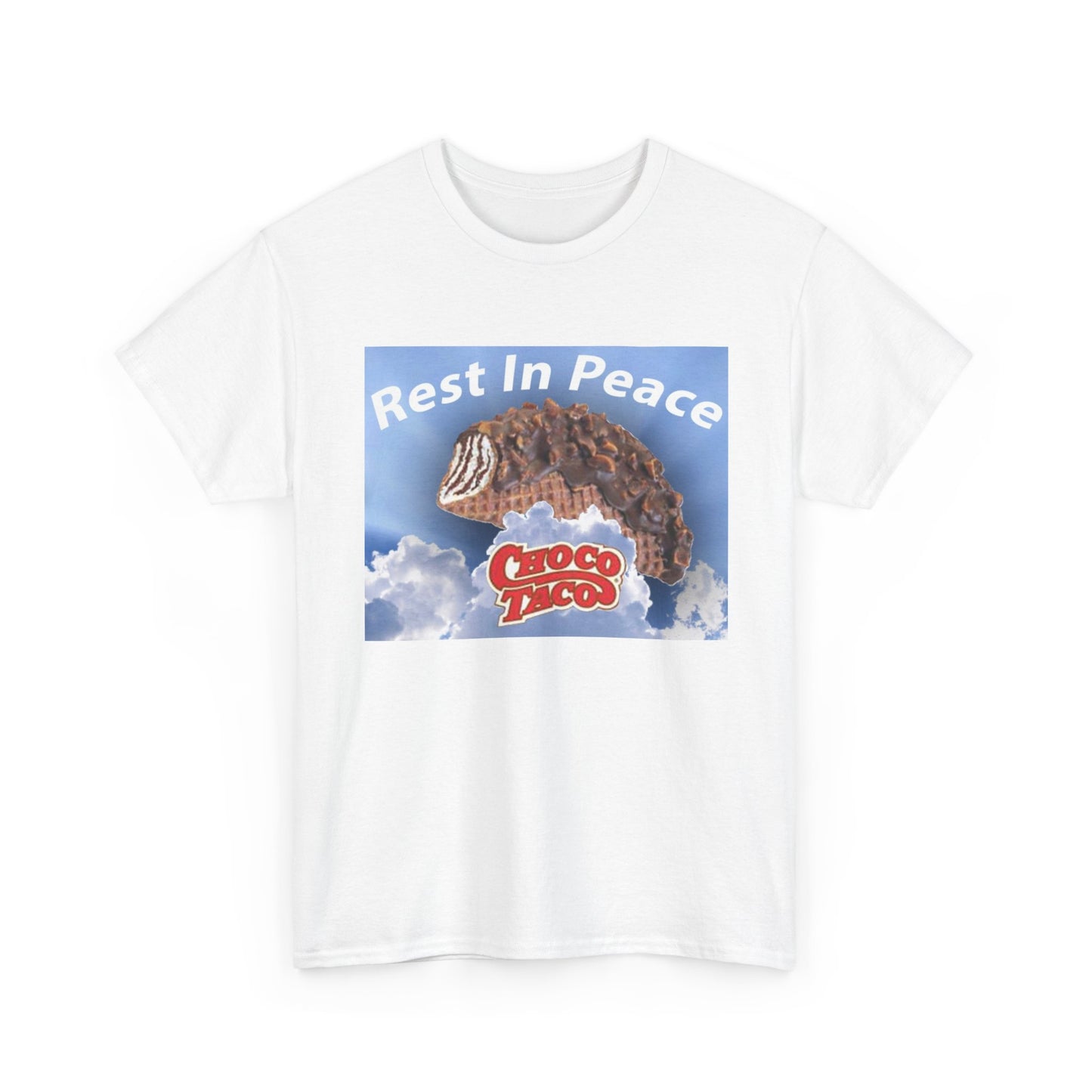 Choco Taco Shirt Funny RIP Ice cream Nostalgic 90s Unisex Heavy Cotton Tee