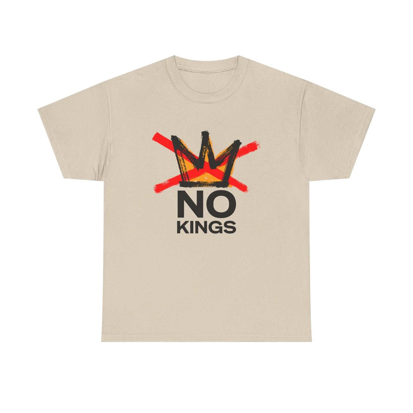 No Kings Graphic T Shirt Protest Resist BLM Support Unisex Heavy Cotton Tee