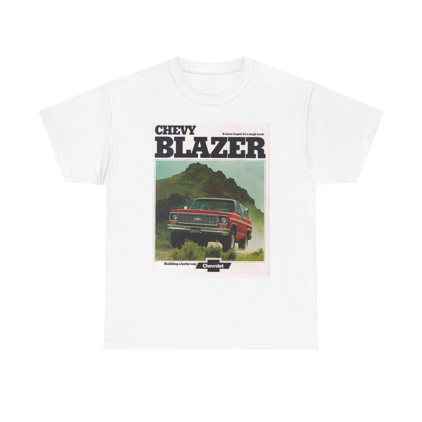 Chevy Blazer Graphic T Shirt Vintage Trucks American Retro Unisex Heavy Cotton