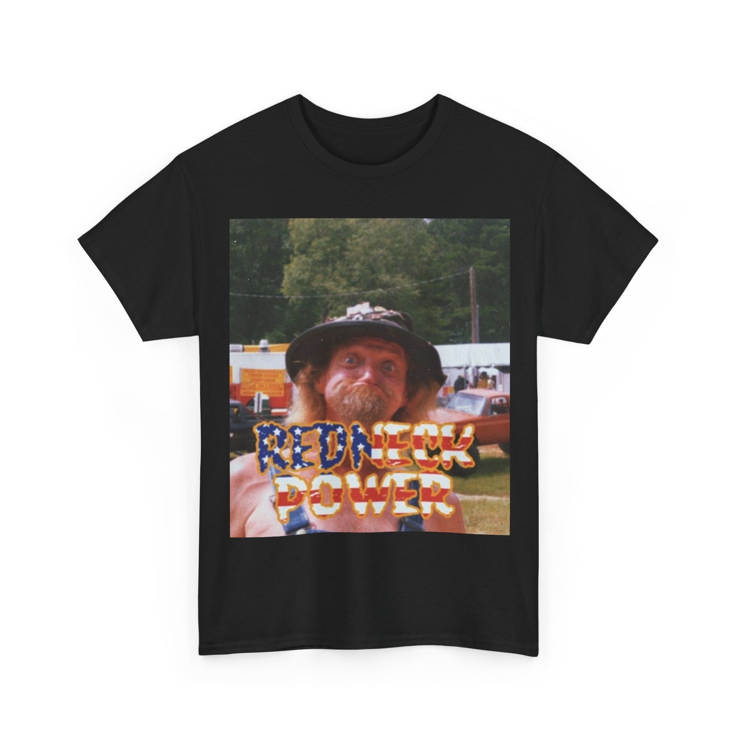 Redneck Power Funny Graphic T Shirt Unisex Heavy Cotton Tee GIFT