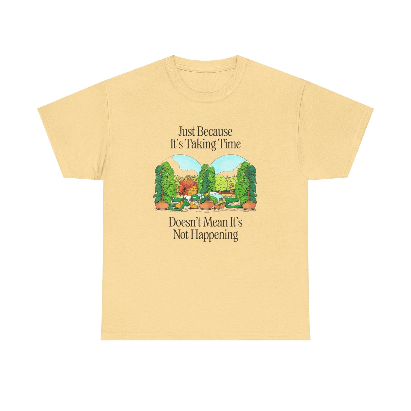 Motivation Its Happening Graphic T Shirt Unisex Heavy Cotton Tee Gift Vintage