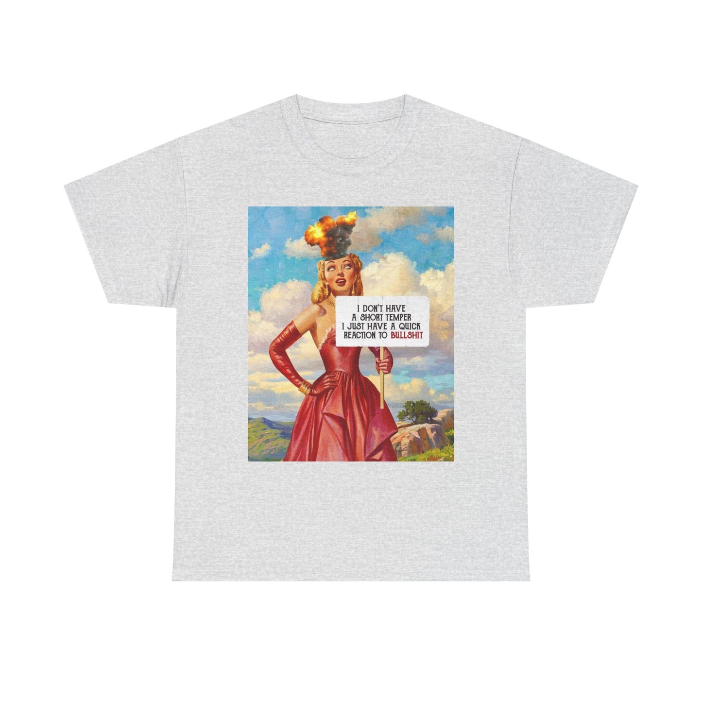 I Don't Have A Short Temper Funny T Shirt Unisex Heavy Cotton Tee