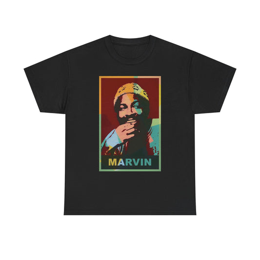 Marvin Gaye Retro Graphic T Shirt NEW GIFT Unisex Heavy Cotton Tee