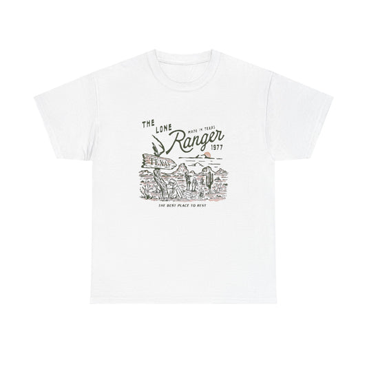 The Lone Ranger Texas Graphic T Shirt Unisex Heavy Cotton Tee