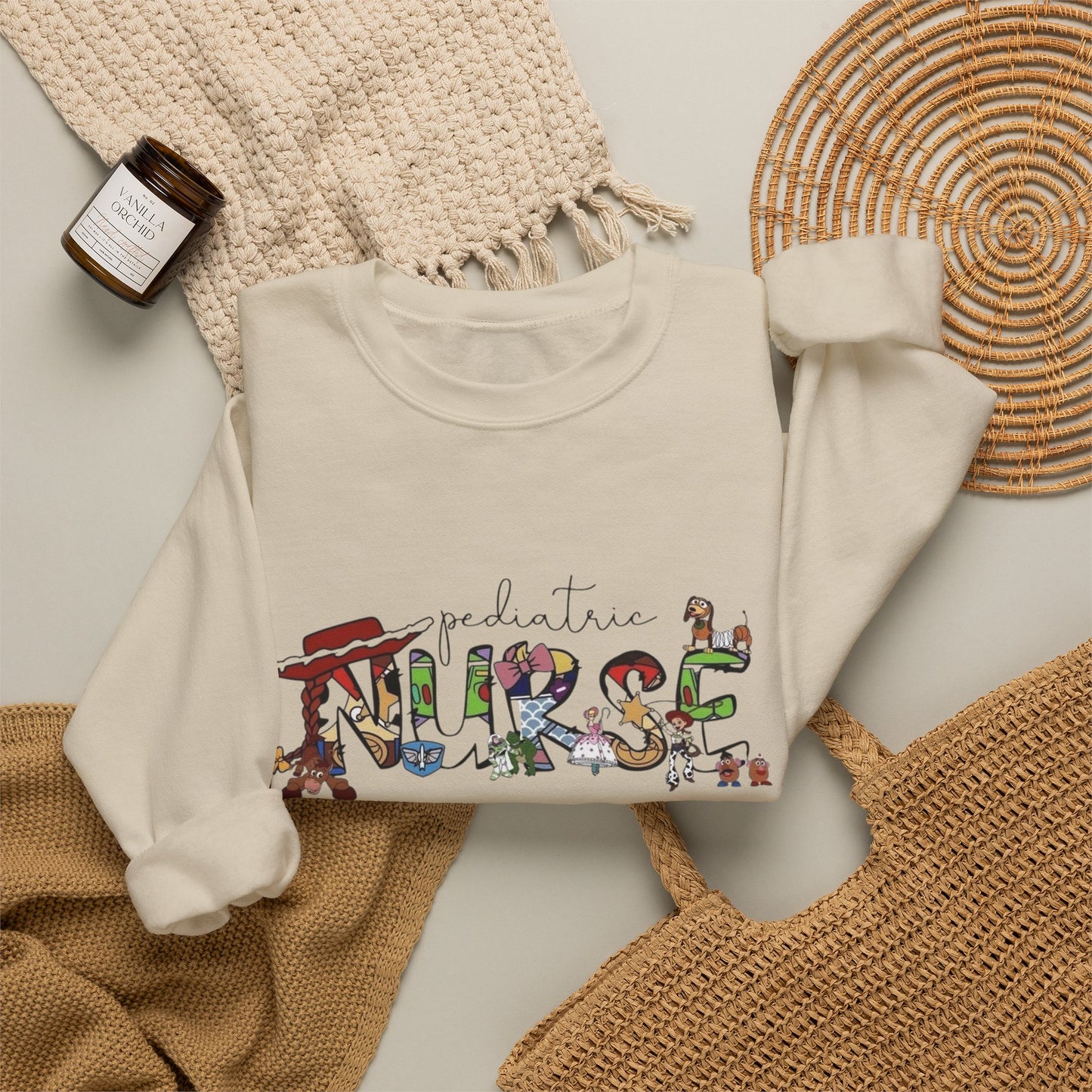 Pediatric Nurse Cute Sweater NEW Unisex Heavy Blend™ Crewneck Sweatshirt