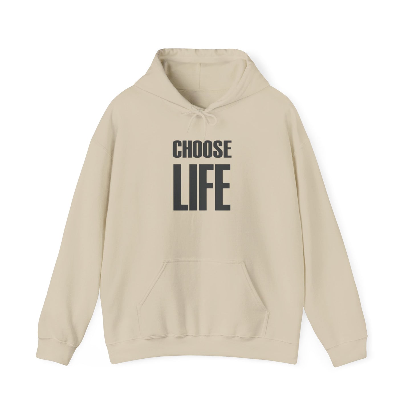 Choose Life Graphic Hoodie Heavy Blend™ Hooded Sweatshirt