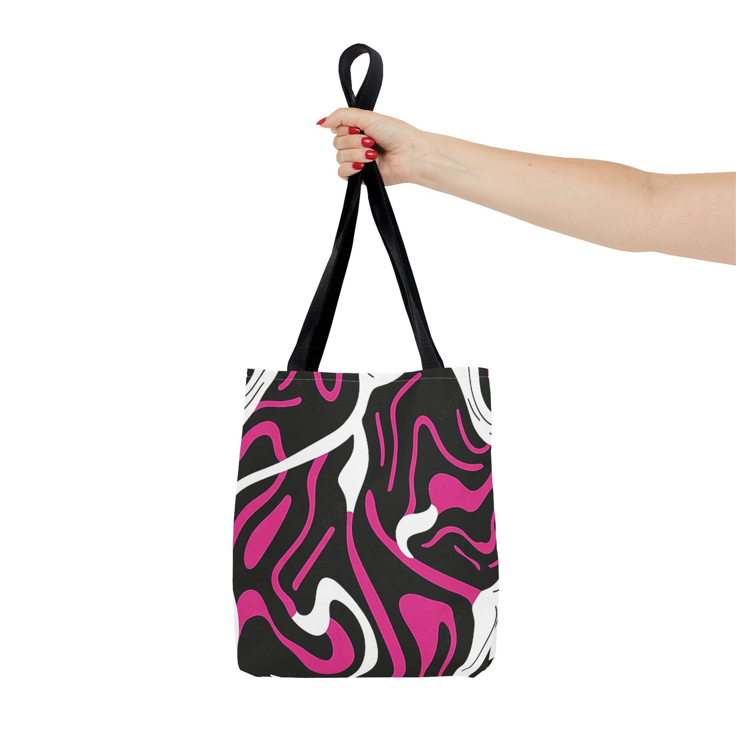 Pink And Black BRAND NEW Modern Purse - Pocketbook - Travel Tote Bag (AOP)