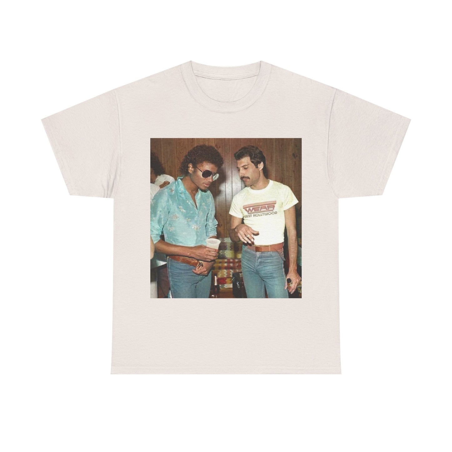 Michael jackson Queen tshirt vintage 80s retro graphic Unisex Heavy Cotton Tee