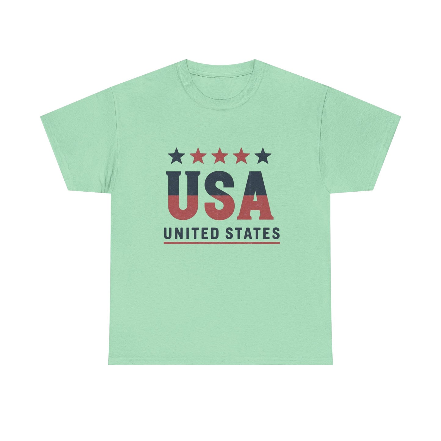 USA Graphic T Shirt NEW ADULT Heavy Cotton Tee