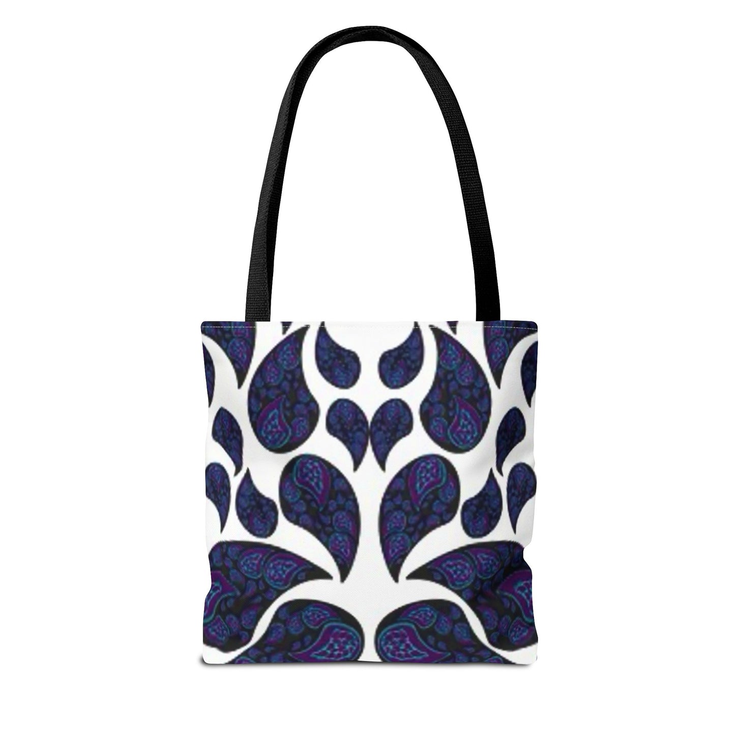 White And Blue Paisley Multi Color BRAND NEW MODERN Tote Bag (AOP)