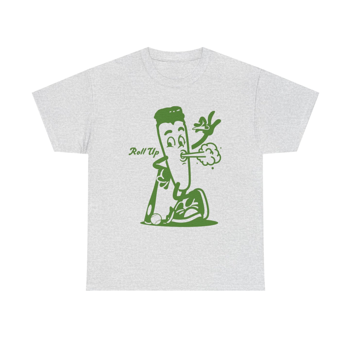 Roll Up Retro Weed 420 Graphic T Shirt S-5XL NEW Unisex Heavy Cotton Tee