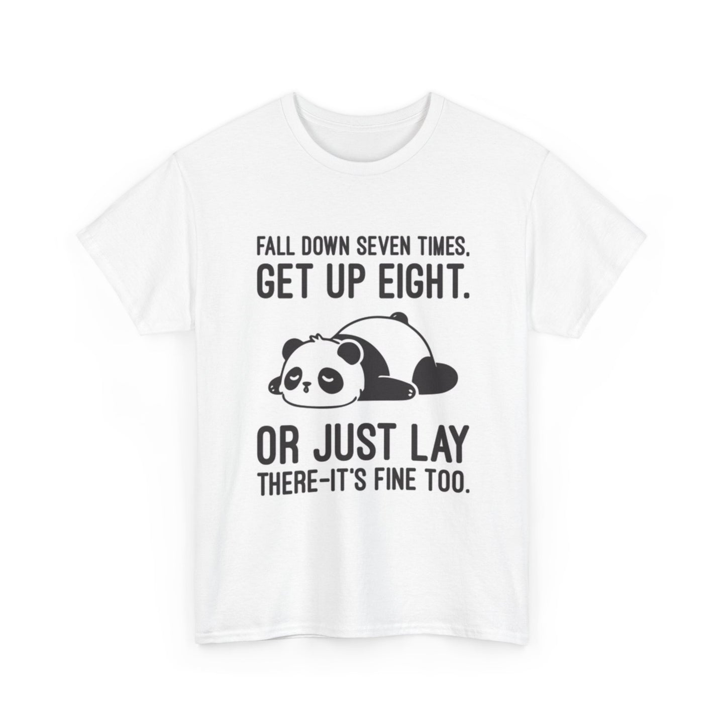 Panda Funny T Shirt Graphic ZOO Unisex Heavy Cotton Tee