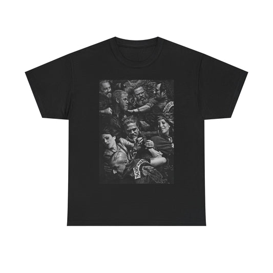 Sons Of Anarchy Tshirt California Biker Harley Davidson Unisex Heavy Cotton Tee
