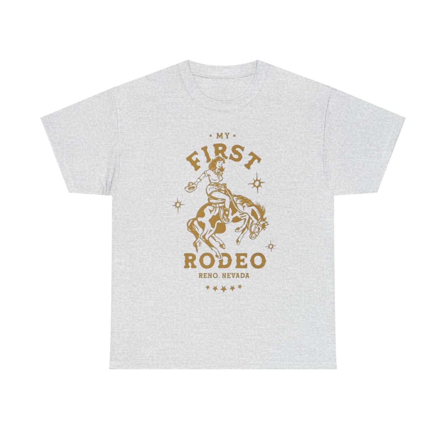 My First Rodeo Graphic T Shirt Unisex Heavy Cotton Tee
