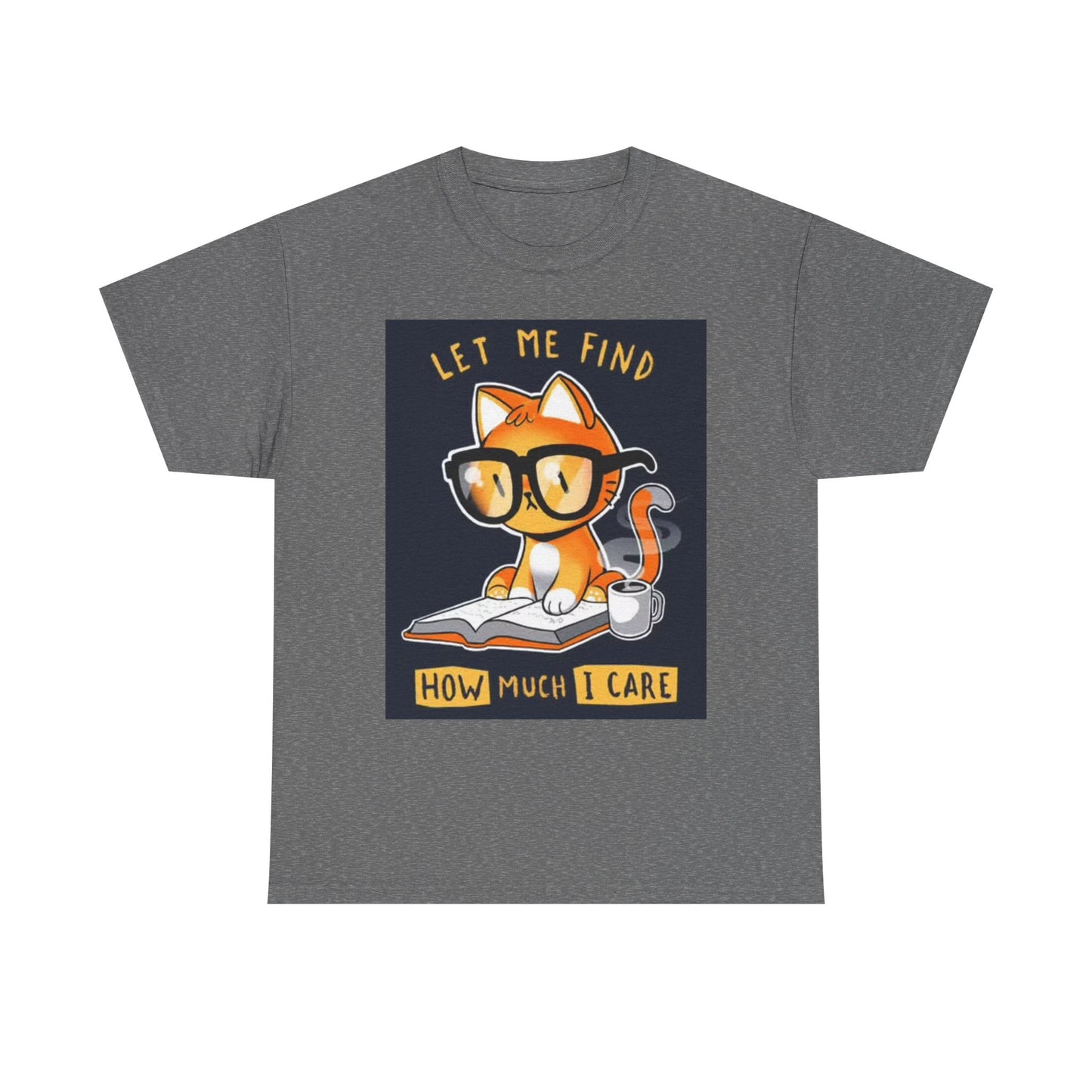 Curious Funny Cat Shirt Cute Kitten Sarcastic Jokes Unisex Heavy Cotton Tee