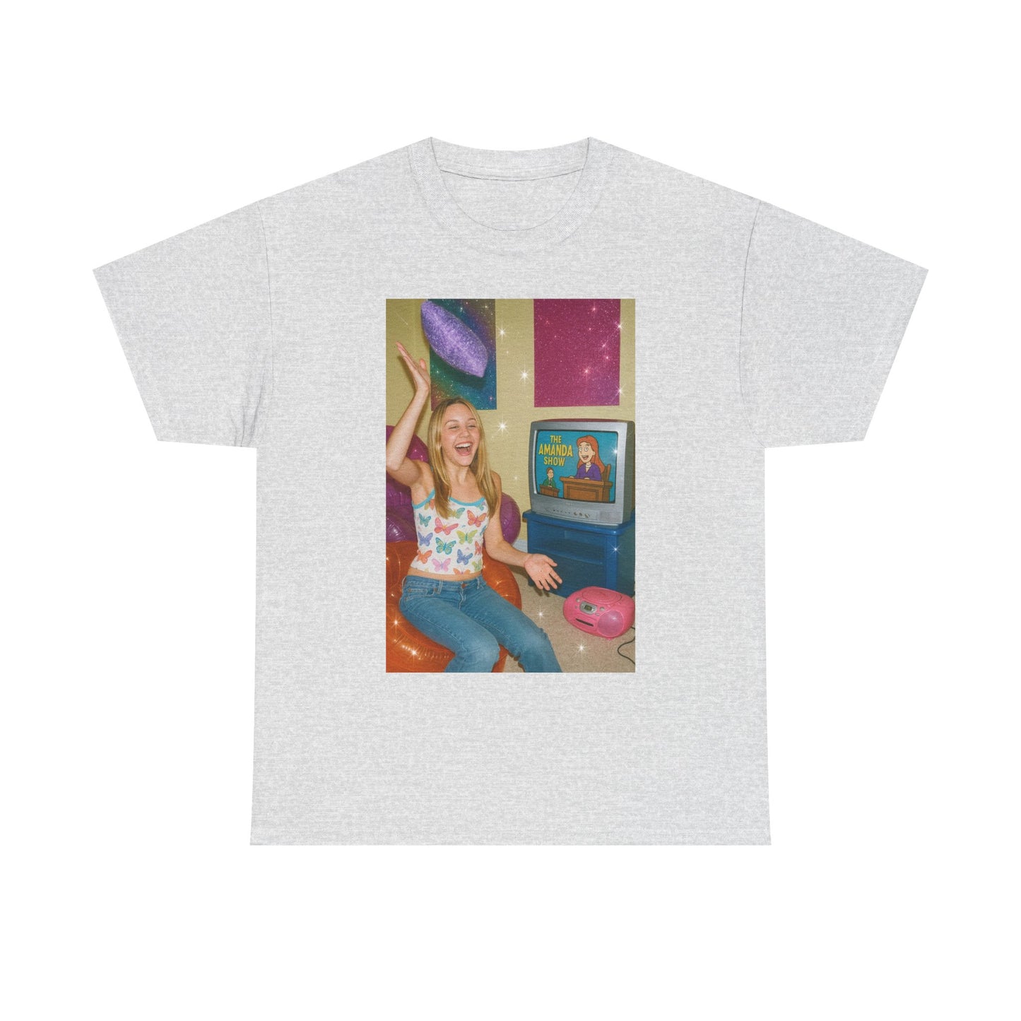 The Amanda Show Graphic T Shirt Vintage 90s Retro Funny Unisex Heavy Cotton Tee