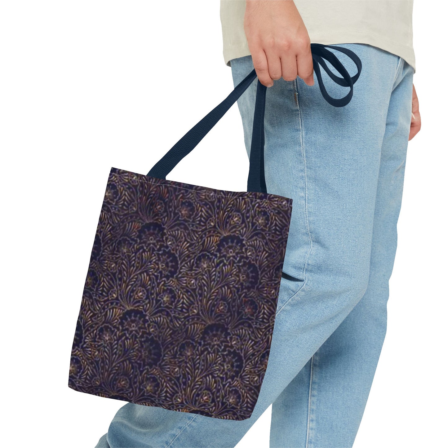 Navy And Gold Multi Color BRAND NEW MODERN Tote Bag (AOP)