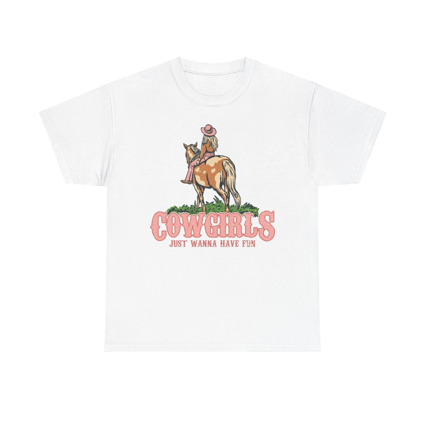 Cowgirls Wanna Have Fun Graphic T Shirt Women's BRAND NEW  Cotton Tee