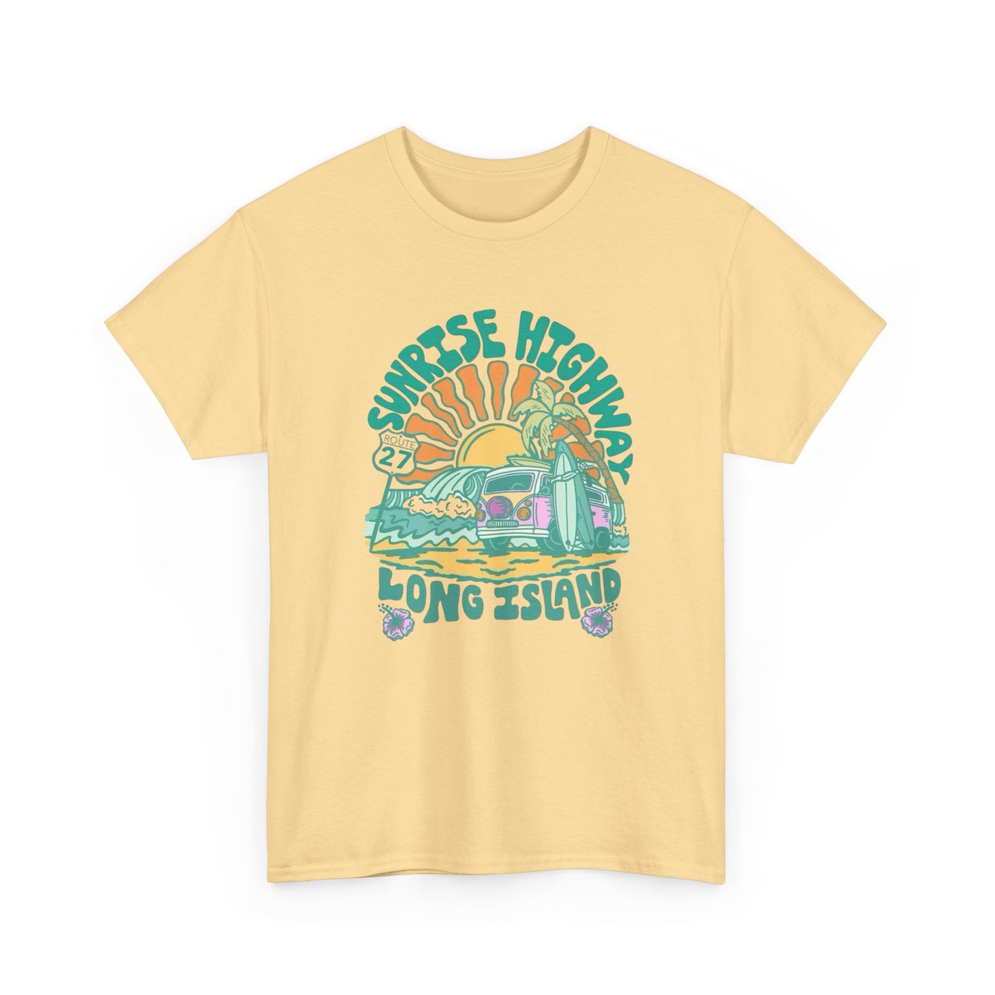 Sunrise Highway Long Island Graphic T Shirt NEW Adult Tee
