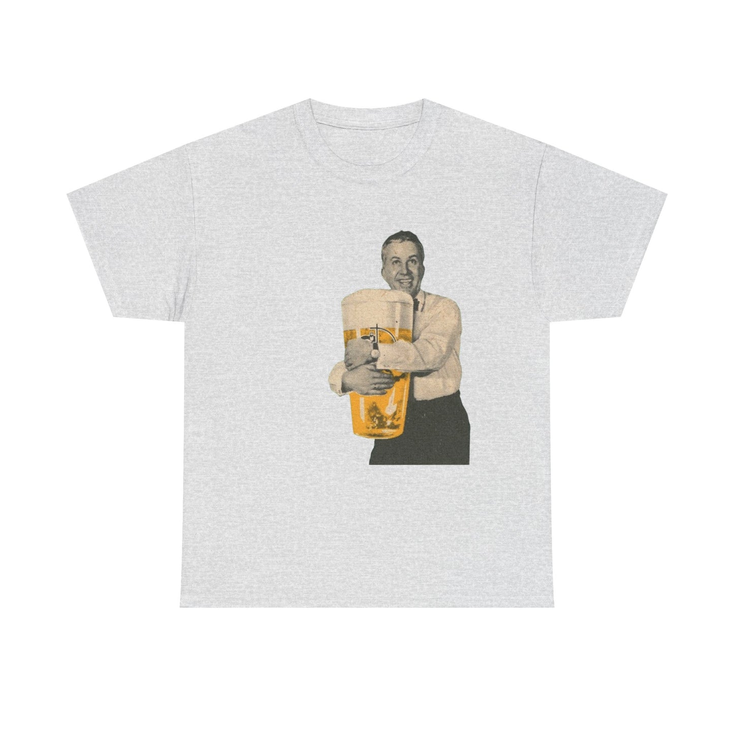 Beer Hugs Funny Vintage T Shirt Unisex Heavy Cotton Tee Gift