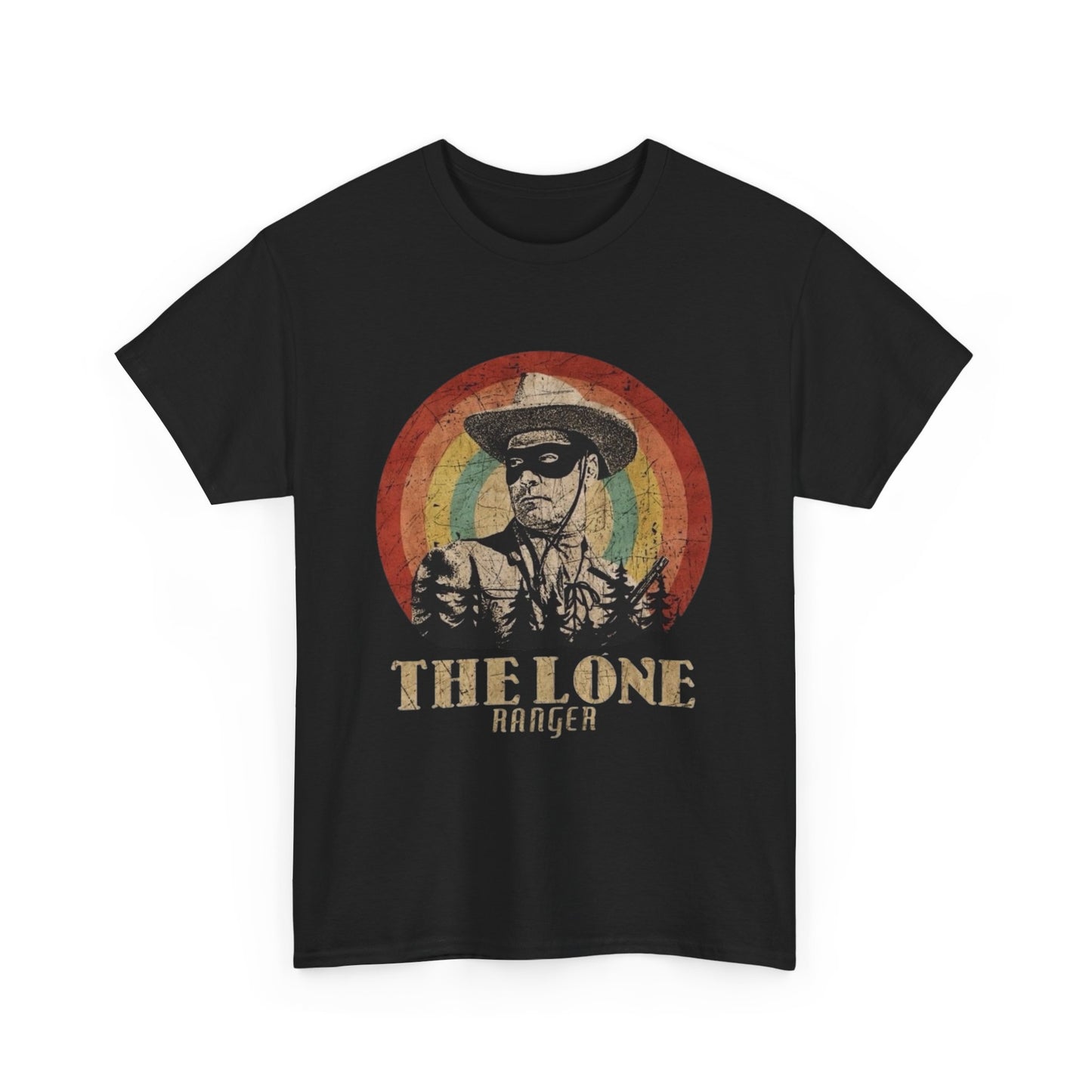 The Lone Ranger Vintage Graphic T Shirt Unisex Heavy Cotton Tee
