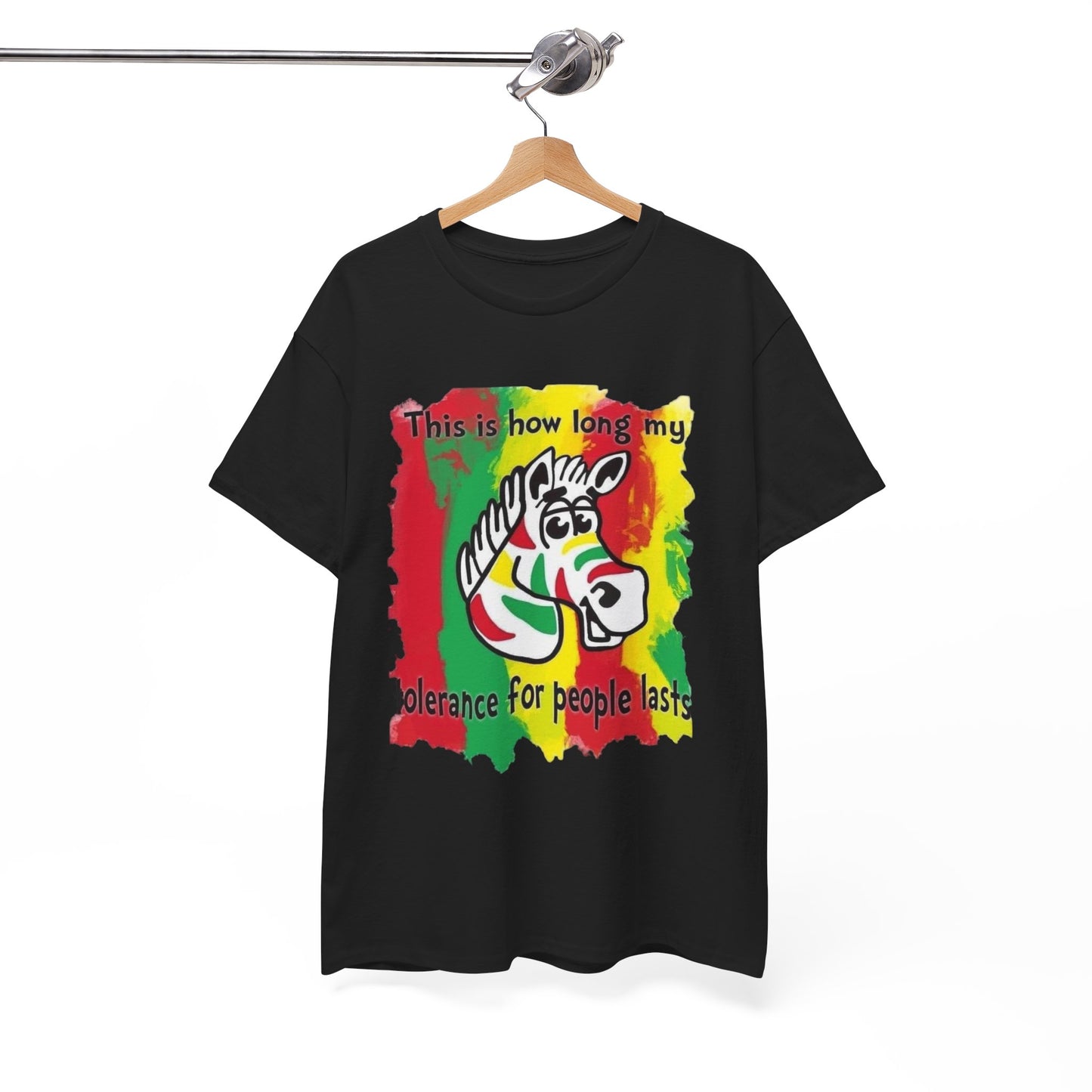 Zebra Stripe Graphic T Shirt