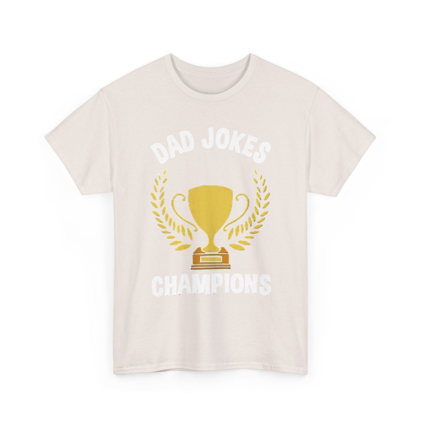 Dad Jokes Champion T SHIRT Retro Funny Jokes GIFT Unisex Heavy Cotton Tee