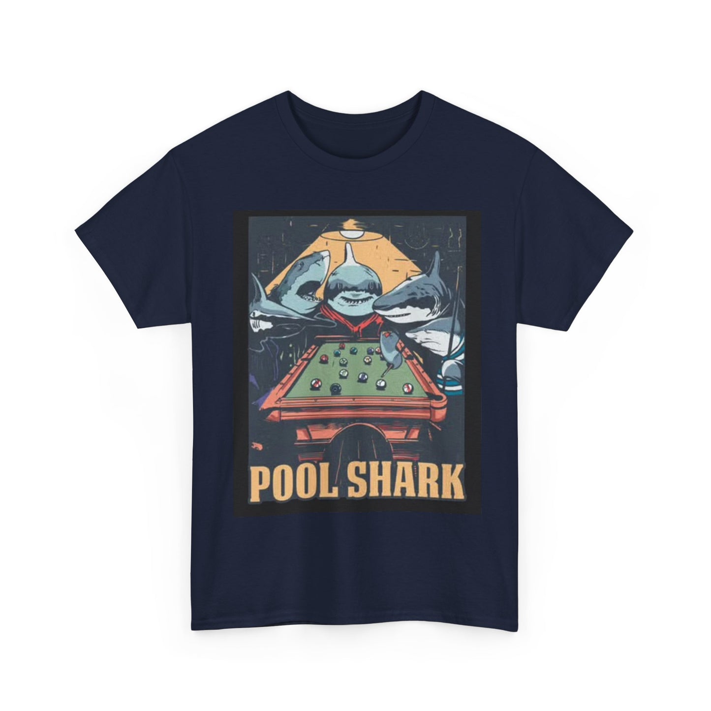 Pool Shark T Shirt Retro Funny Graphic T Vintage Pool Hall Rogan Unisex