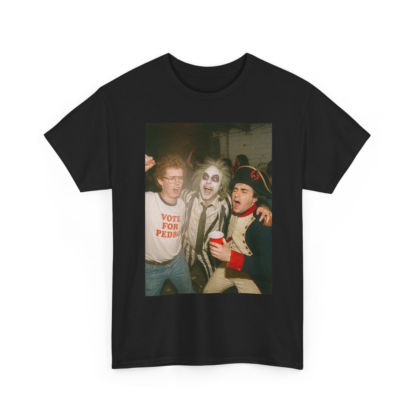 Beetlejuice And Napoleon Graphic T Shirt Funny Unisex Heavy Cotton Tee