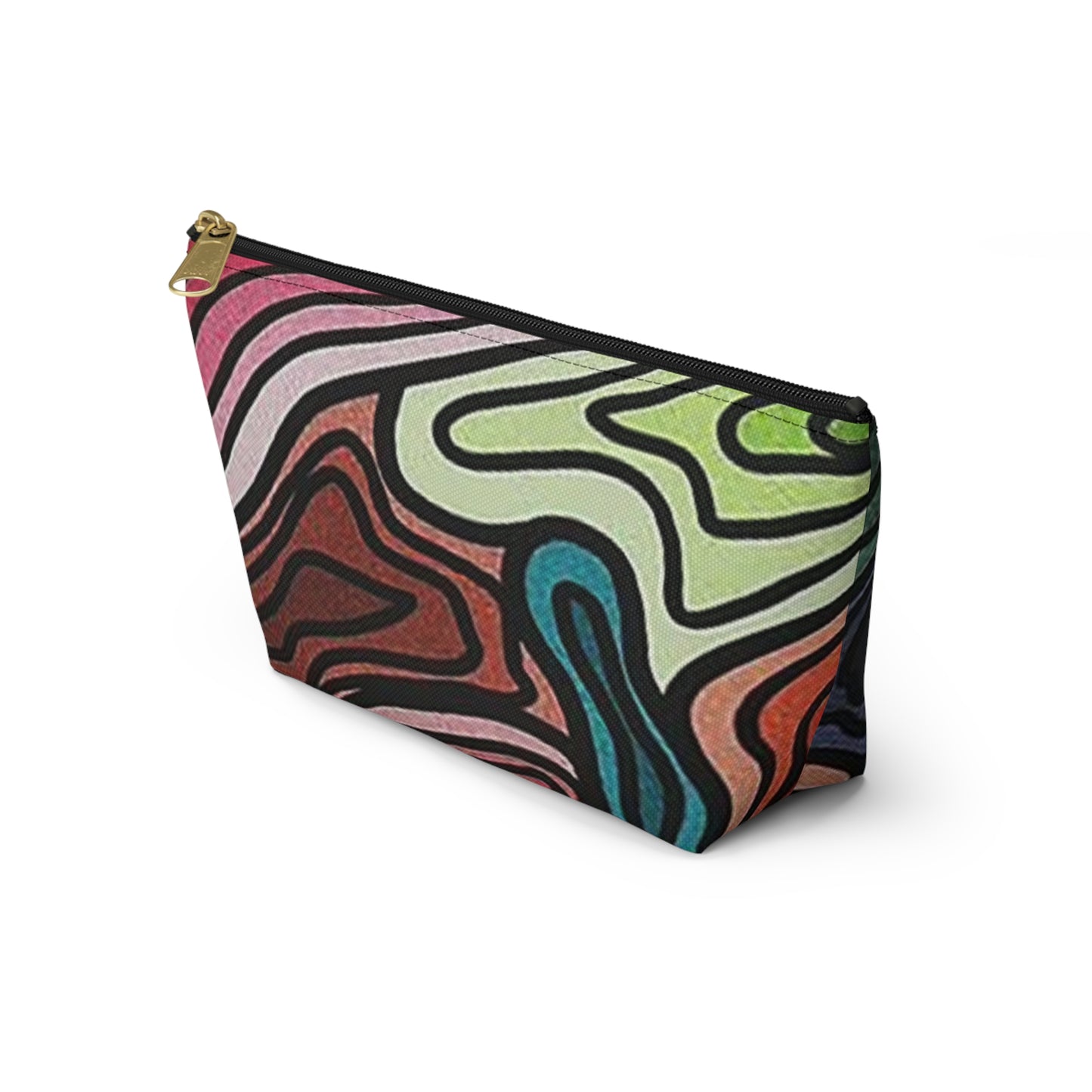 Painting All Over Print Travel Bag Multi Color Accessory Pouch w T-bottom