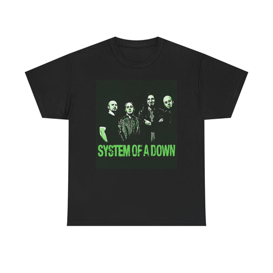 System Of A Down Graphic T Shirt Retro Rock Band Metal Unisex Heavy Cotton Tee