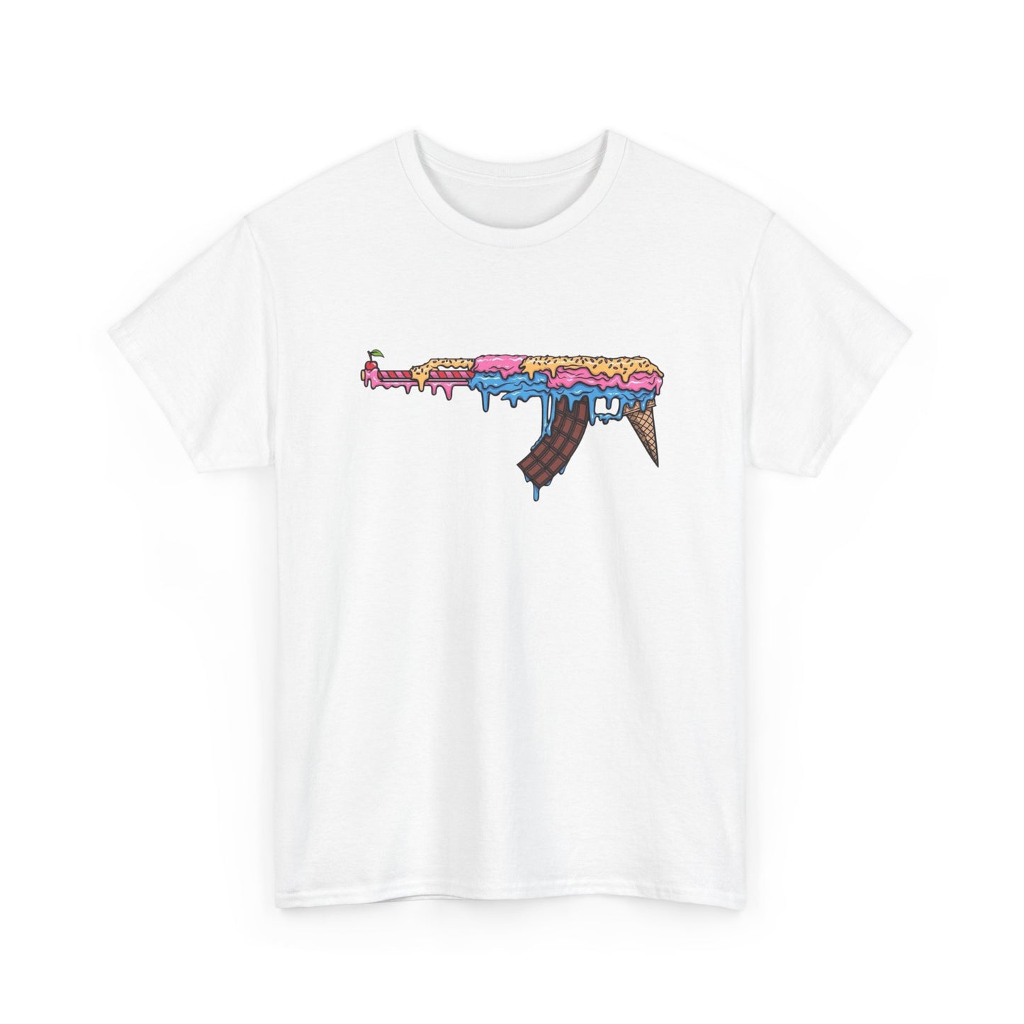 Ice Cream Ak 47 T Shirt Unisex Heavy Cotton Tee