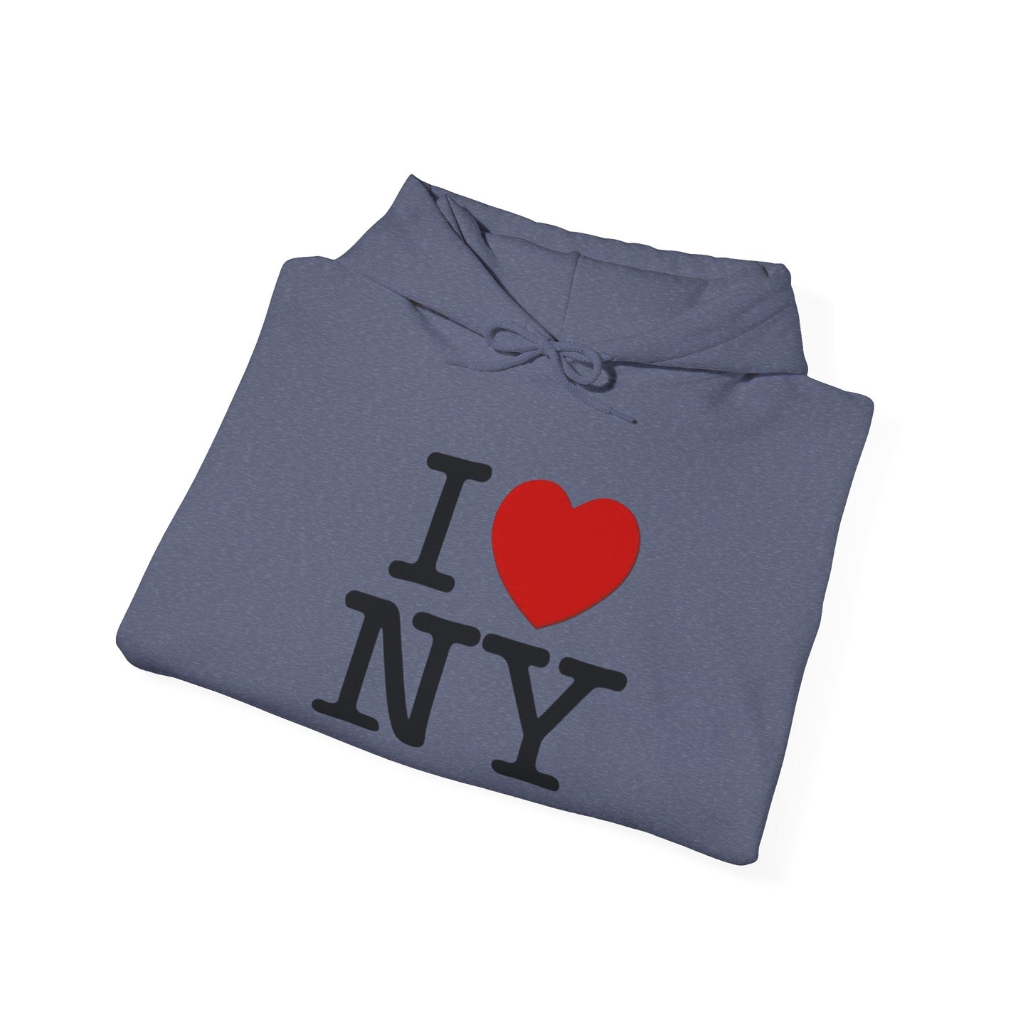 I Love New York Vintage Graphic Hoodie Unisex Heavy Blend™ Hooded Sweatshirt