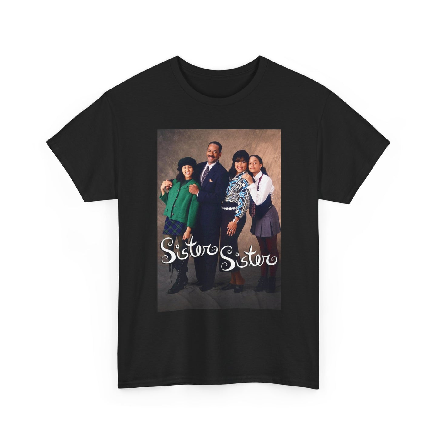 Sister Sister Graphic T Shirt Vintage Tv Series Comedy Unisex Heavy Cotton Tee