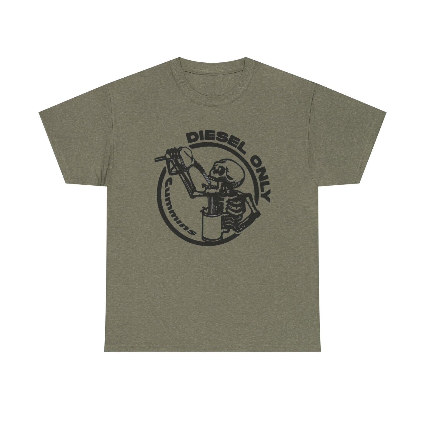 Diesel Only Cummins Graphic T Shirt Unisex Heavy Cotton Tee NEW