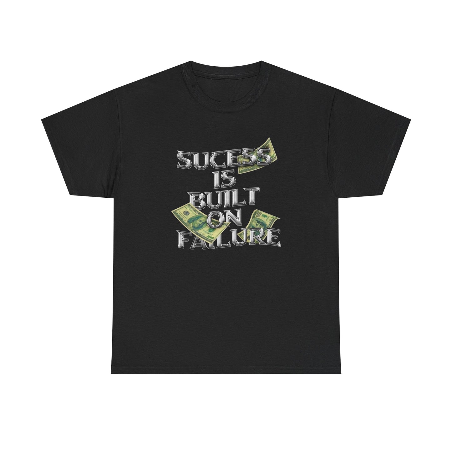 Success Is Built On Failure Graphic T Shirt Heavy Cotton Tee NEW ADULT UNISEX