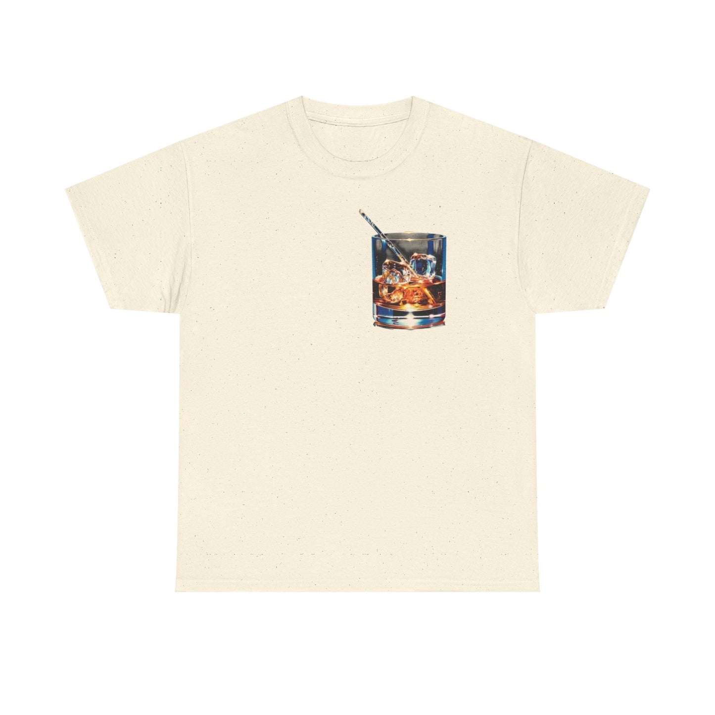 Whiskey On The Rocks Graphic T-Shirt Unisex Heavy Cotton Tee