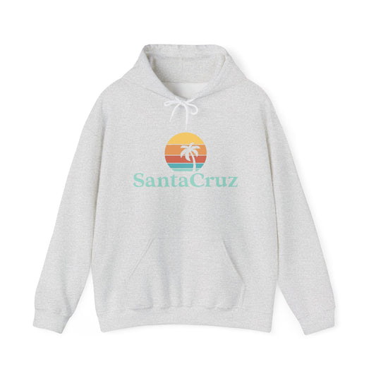 Santa Cruz California Graphic Hoodie Unisex Heavy Blend™ Hooded Sweatshirt