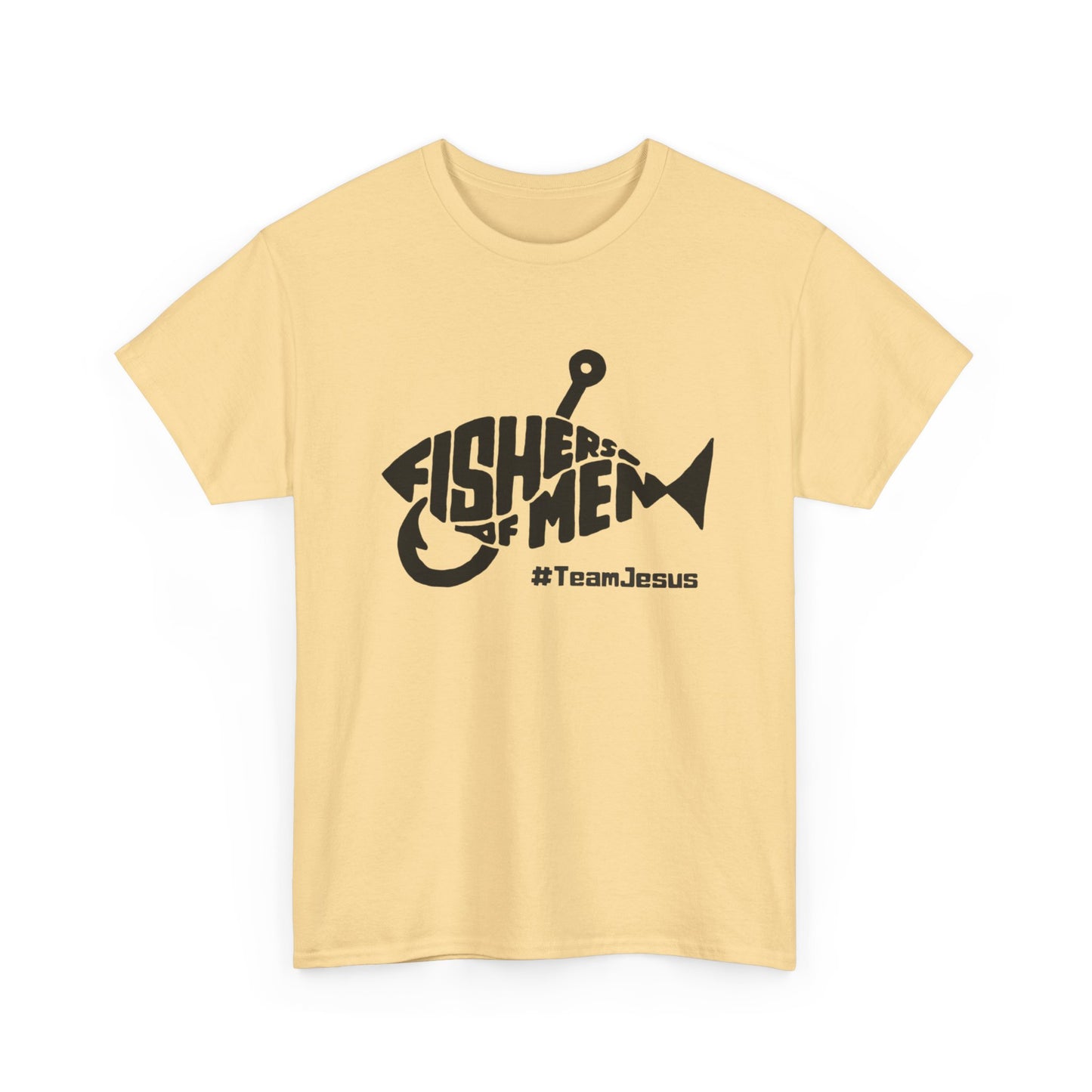 Fisherman Team Jesus Fish Graphic T Shirt NEW GIFT Unisex Heavy Cotton Tee