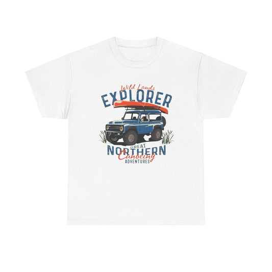 Wild Lands Explorer Graphic T Shirt Unisex Heavy Cotton Tee