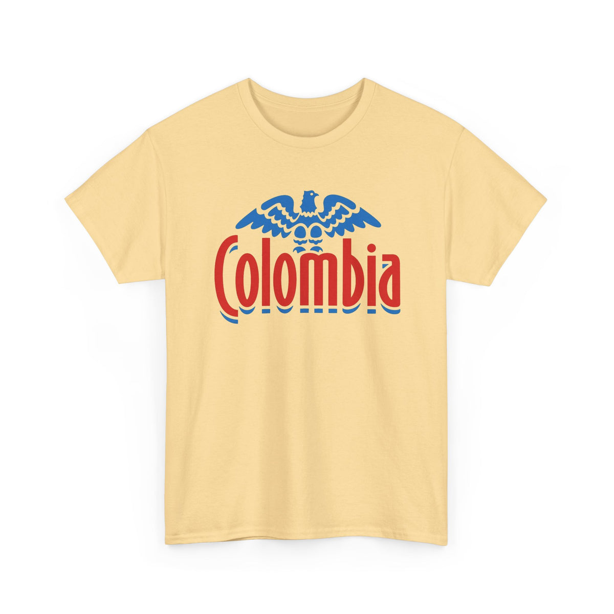 Colombia Graphic T Shirt Men's Travel Vintage Heavy Cotton Tee