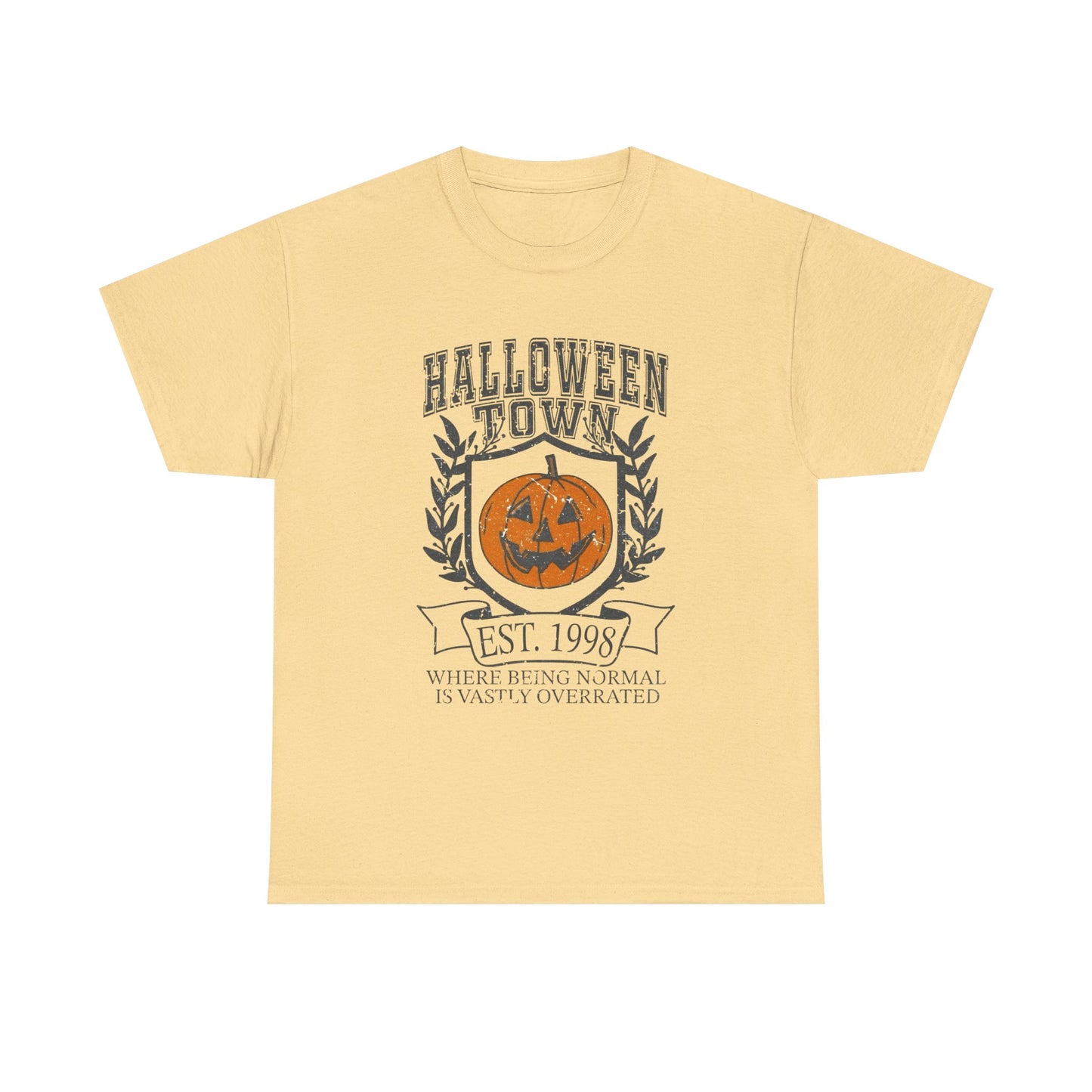 Halloween Town Graphic T Shirt Unisex NEW Heavy Cotton Tee