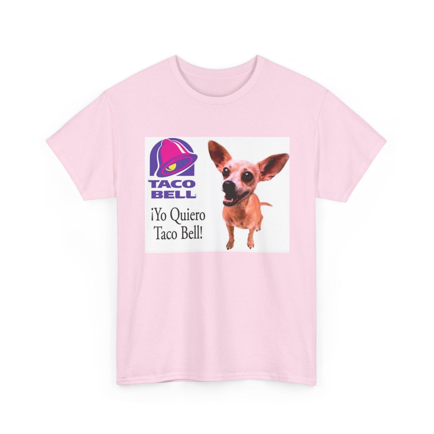 Taco Bell Shirt Funny Retro Logo Mexican Dog 90s Nostalgia Unisex Heavy Cotton