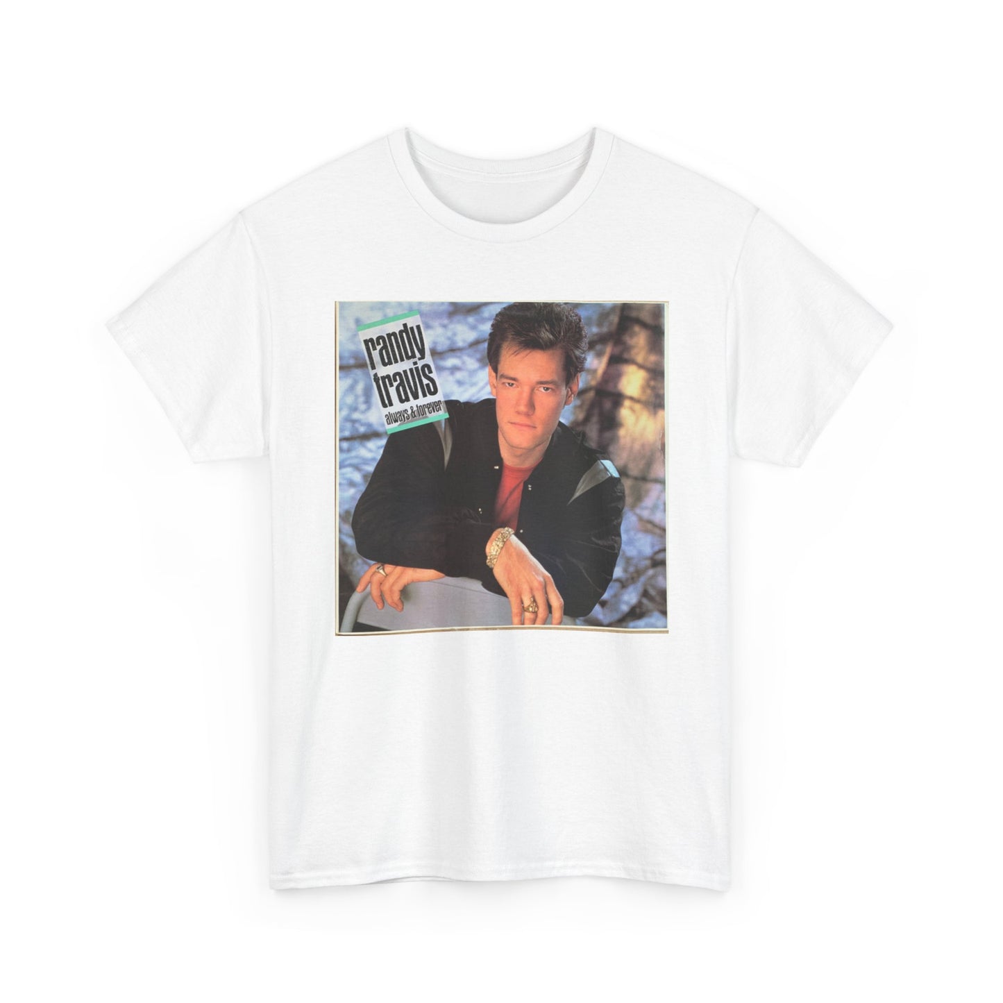 Randy Travis Graphic T Shirt Vintage Album Cover Country Unisex Heavy Cotton Tee