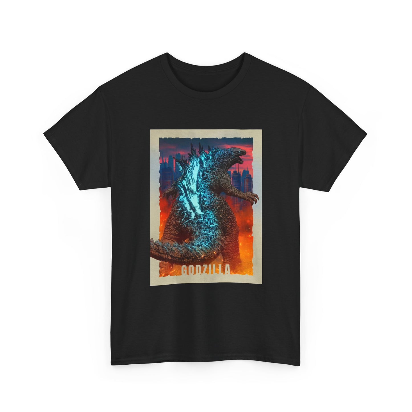 GodZilla Tshirt Vintage Movie Poster Retro Japan Unisex Heavy Cotton Tee