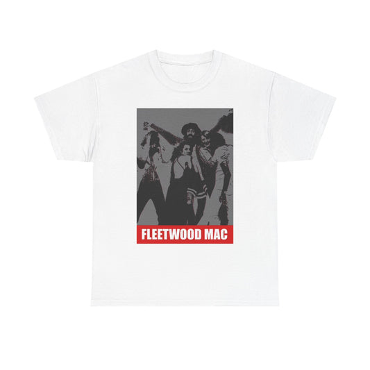 Fleetwood Mac Graphic T Shirt Vintage Rock Merch Unisex Heavy Cotton Tee